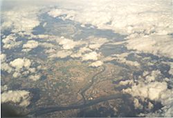 Uitzicht boven Duitsland