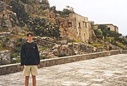 Arthur op Spinalonga
