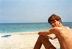 Arthur in de zon