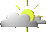 half zon/half bewolkt