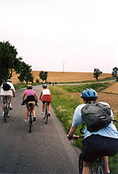 Fietsen door landbouwgebieden