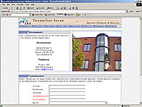 Screenshot of 24-7ISS-website