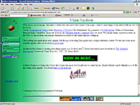 Screenshot of Arthur\'s homepage-website
