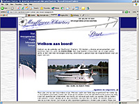 Screenshot of Mayflower Charters-website
